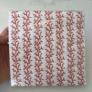 Serena & Lily- Beach Bay Paper Luncheon Napkins (Qty: 20) Unopened in packaging